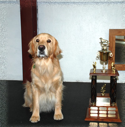Spencer with Sunrise Trophy